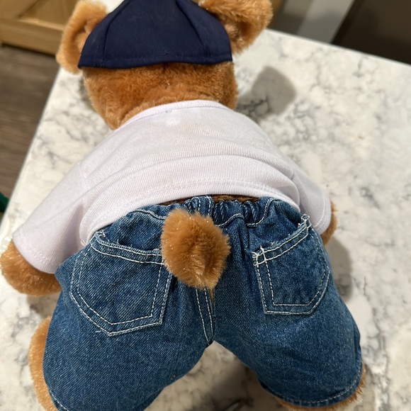 Build A Bear Dog With Baseball Cap and Outfit - Picture 3 of 5